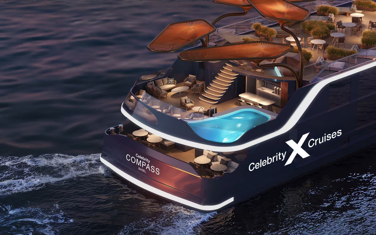 Celebrity Cruises Is Bringing Infinity Pools, Cantilevered Dining Pods, and Open Decks to Europe’s Rivers—Here’s Your First Look