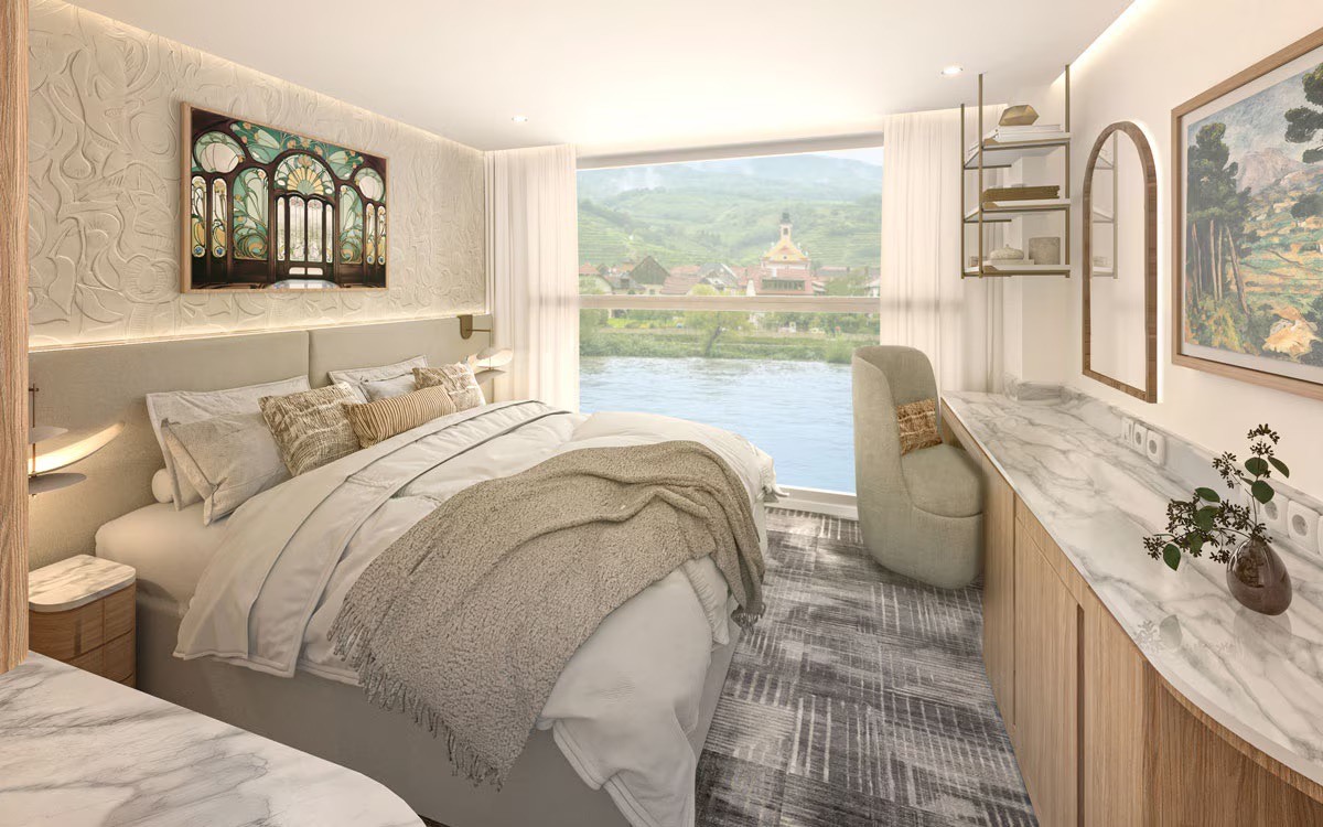 Celebrity Cruises Is Bringing Infinity Pools, Cantilevered Dining Pods, and Open Decks to Europe’s Rivers—Here’s Your First Look